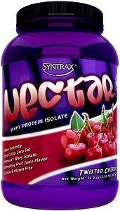 1 scoop (26 g) Nectar Twisted Cherry Whey Protein Isolate