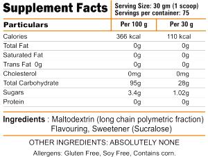 1 scoop (28 g) Carb Complex