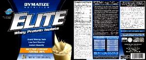 1 scoop (31.7 g) Elite Whey Protein Isolate - Butter Cream Toffee Mix