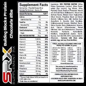 1 scoop (36 g) Building Blocks Protein