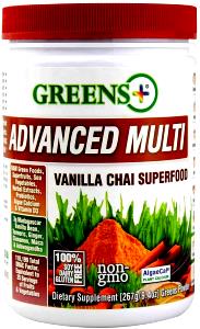 1 scoop (9 g) Advanced Multi Vanilla Chai Superfood