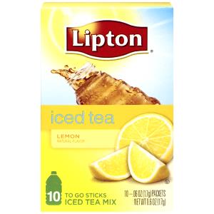 1 serving (0.8 g) Iced Tea to Go Lemon Sugar Free Iced Tea Mix