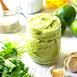 1 serving (1 oz) Avocado-Lime Dipping Sauce