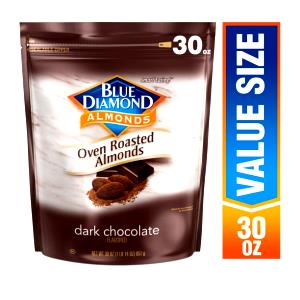 1 serving (1 oz) Dark Chocolate Almonds Butter Toffee