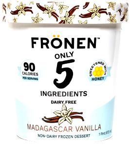 1 serving (1 oz) Madagascar Frozen Yogurt