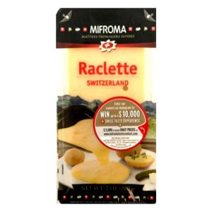 1 serving (1 oz) Raclette Cheese