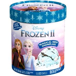 1 serving (1 oz) Snowflake Mint Frozen Yogurt