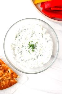 1 serving (1 oz) Tzatziki