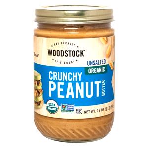 1 serving (1 oz) Unsalted Organic Peanut Butter