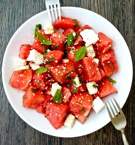 1 serving (1 oz) Watermelon and Feta Salad