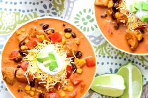 1 serving (10 oz) Baja Chicken Enchilada Soup