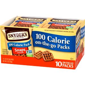 1 Serving 100 Calorie Pack Snaps Pretzels