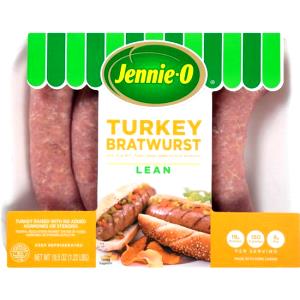 1 serving (109 g) Cheddar Turkey Bratwurst