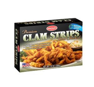 1 serving (113 g) Clam Strips (Regular)