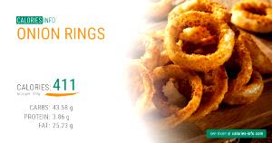 1 serving (117 g) Onion Rings (Medium)