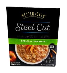 1 serving (12 oz) Apple Cinnamon Steel Cut Oats (2000)