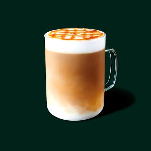 1 serving (12 oz) Caramel Macchiato with Whole Milk (Tall)