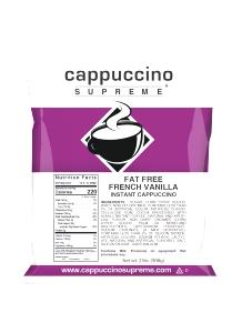 1 serving (12 oz) Fat Free French Vanilla Cappuccino