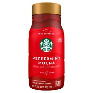 1 serving (12 oz) Nonfat Peppermint Mocha Twist (Tall)