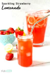 1 serving (12 oz) Strawberry Lemonade (Small)