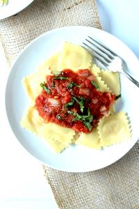 1 serving (12.3 oz) Ravioli with Marinara Sauce