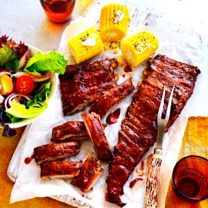 1 serving (140 g) Pork Baby Back Ribs