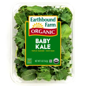 1 serving (142 g) Organic Baby Kale