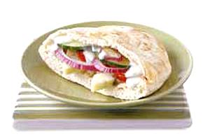 1 serving (14.3 oz) Veggie Pita Pocket (2000)