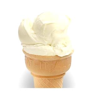 1 serving (146 g) Cake Cone with Vanilla Ice Cream