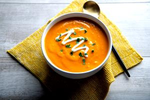 1 serving (15.4 oz) Pumpkin-Sweet Potato Bisque (1500)