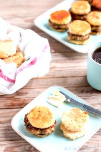 1 serving (159 g) Biscuit with Sausage