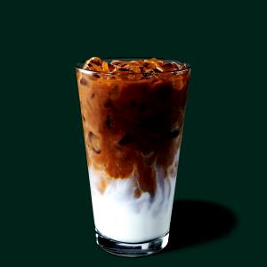 1 serving (16 oz) Nonfat Iced Caramel Macchiato (Grande)