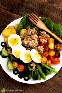 1 serving (18.5 oz) Nicoise Salad (2000)