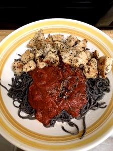 1 serving (2 oz) Black Spaghetti