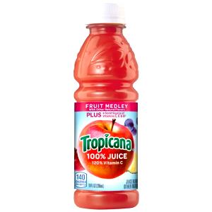 1 serving (20 oz) Tropicana Fruit Punch (Small)