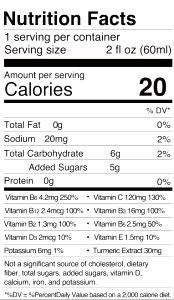 1 serving (20 oz) Vita-Berry Blast