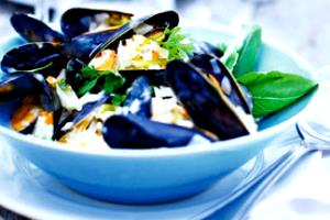 1 Serving (200.0 G) Blue Mussels, cooked