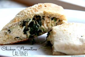 1 serving (218 g) Chicken Florentine Calzone (Family)