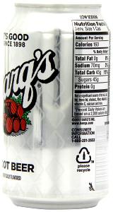 1 serving (22 oz) Barq’s Root Beer