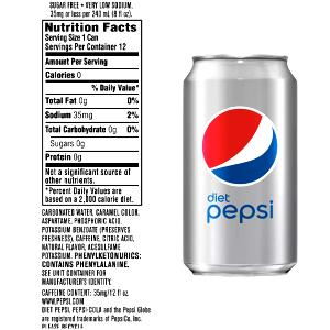 1 serving (22 oz) Diet Pepsi