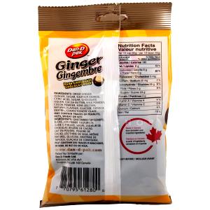 1 serving (25 g) Ginger Dark Chocolate