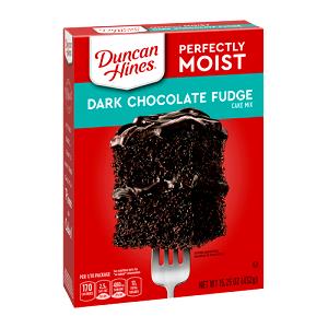 1 serving (26.25 g) Moist Deluxe Cake Mix - Dark Chocolate Fudge