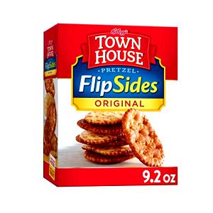 1 serving (27 g) Town House Flipsides Original Pretzel Crackers