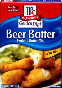 1 serving (28 g) Beer Batter Seafood Batter Mix