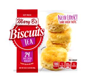 1 serving (28 g) Bite-Sized Buttermilk Tea Biscuits