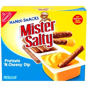 1 serving (28 g) Mister Salty Pretzels 