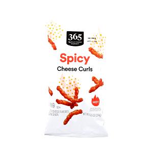 1 serving (28 g) Spicy Cheese Curls