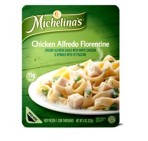 1 serving (283 g) Florentine Sauce with Chicken Fettuccini