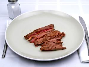 1 Serving (3 Oz) Beef Chuck (Shoulder Top and Center Steaks, Trimmed to 0" Fat, Select Grade, Cooked, Grilled)