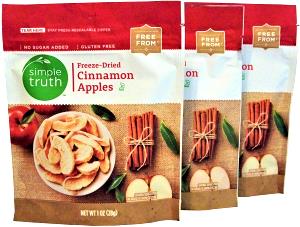 1 serving (3 oz) Cinnamon Apples